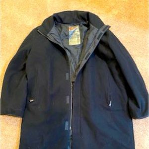Vintage Men’s Heavy Wool Prada coat.
